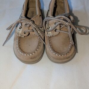 🔥B2G1! GUC Sperry Kids Tan Boat Shoes